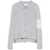Thom Browne Thom Browne Jersey Polo With 4 Bar Stripe Detail GREY