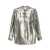 Philosophy Philosophy Di Lorenzo Serafini Silver Shirt In Silk Laminated-Effect SILVER