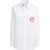 Marni Poplin Shirt With Patchwork White