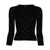 Balenciaga Balenciaga Open-Knit Wool Top Black