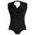 Max Mara Sleeveless draped bodysuit Black