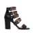 Via Roma 15 SANDALS WITH 4 STRAPS Black  
