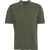 Transit Textured knit polo shirt Green