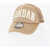 Nike Air Jordan Solid Color Trucker Cap With Embossed Logo Beige