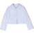 SIMONETTA Collar And Button Jacket BABY BLUE