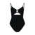 HUNZA G Hunza G Crystal Swim With Tonal Hoops Black