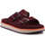 D.Franklin Nordic Sandal Buckle Burgundy Red
