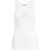 Semicouture Tank Top with rhinestones 'Rachel' White