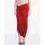 Magda Butrym Asymmetrical Draped Midi Skirt RED