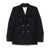 Golden Goose Golden Goose Wool Blend Double-Breasted Coat BLUE