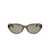 Saint Laurent Saint Laurent Eyewear Sunglasses BROWN-BROWN-GREY