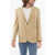 CORNELIANI Circle Unlined Wool Blend Blazer Beige