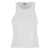 MSGM White Top With Round Neck And Applied Circle Details In Cotton Woman WHITE