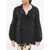 GIAMBATTISTA VALLI Double Breasted Overshirt With Draping Black