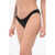 Zadig & Voltaire Solid Color Bikini Bottom With Contrasting Detail Black