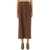 Dries Van Noten Wool Skirt With Belt BROWN