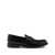 Prada Prada Brushed Leather Loafers Black