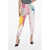 DSQUARED2 Cropped Dan Jeans Paint Effect Multicolor