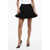 DSQUARED2 Sheer Flared Miniskirt Black