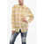 DSQUARED2 Checked Oversized Shirt Yellow