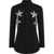 DSQUARED2 Sheer Silk Blend Blouse With Jewels Black