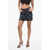 DSQUARED2 Denim Miniskirt With Jewels Blue