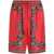 Dolce & Gabbana Dolce & Gabbana Red Silk Shorts RED