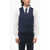 CORNELIANI Cc Collection Single-Breasted Refined Virgin Wool Vest Blue
