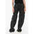 THE ATTICO Modular Baggy Fit Denims With Snap Buttons 26Cm Black