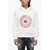 DSQUARED2 Cotton Hoodie With Contrast Print White