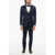 CORNELIANI Code Virgin Wool 3 Piece Suit With Peak Lapel Blue
