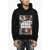 DSQUARED2 Cotton Hoodie With Maxi Print Black