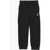 Nike Air Jordan Solid Color Brooklyn Joggers With Drawstring Wais Black