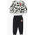 Converse All Star Chuck Taylor Brushed Cotton Blend Joggers And Crew- Black