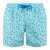 Mc2 Saint Barth MC2 Saint Barth Lighting Swimsuit In Lightweight Fabric With All Over Golfing Micro Pattern Blue