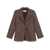 Max Mara Denim-effect cotton blazer Brown