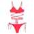 THE ATTICO The Attico Beachwear RED