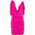 THE ATTICO The Attico Draped Jersey Dress Purple