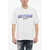 DSQUARED2 Cotton Crew-Neck T-Shirt With Frontal Print White