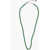 DSQUARED2 Metal Necklace With Resin Details Green