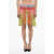 DSQUARED2 Asymmetric Lace Skirt Patchwork Multicolor