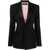 DSQUARED2 Virgin Wool 1 Buttons Blazer With Silk Details Black