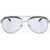 LINDA FARROW No 21 Aviator Sunglasses With Metal Frame Silver