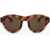 LINDA FARROW Dries Van Noten Patterned Frame Sunglasses Brown
