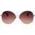 Max Mara Oversized Sunglasses With Gradient Lenses Brown