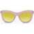 LINDA FARROW Markus Lupfer Wayfarer Sunglasses With Glittered Frame Pink