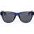 LINDA FARROW Phillip Lim Wayfarer Sunglasses With Animal Patterned Detail Blue