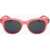 LINDA FARROW Jeremy Scott Wayfarer Sunglasses With Matte Frame Pink