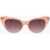 LINDA FARROW No 21 Cat-Eye Sunglasses With Slim Frame Pink