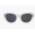 LINDA FARROW Phillip Lim Wayfarer Sunglasses With See Through Frame White